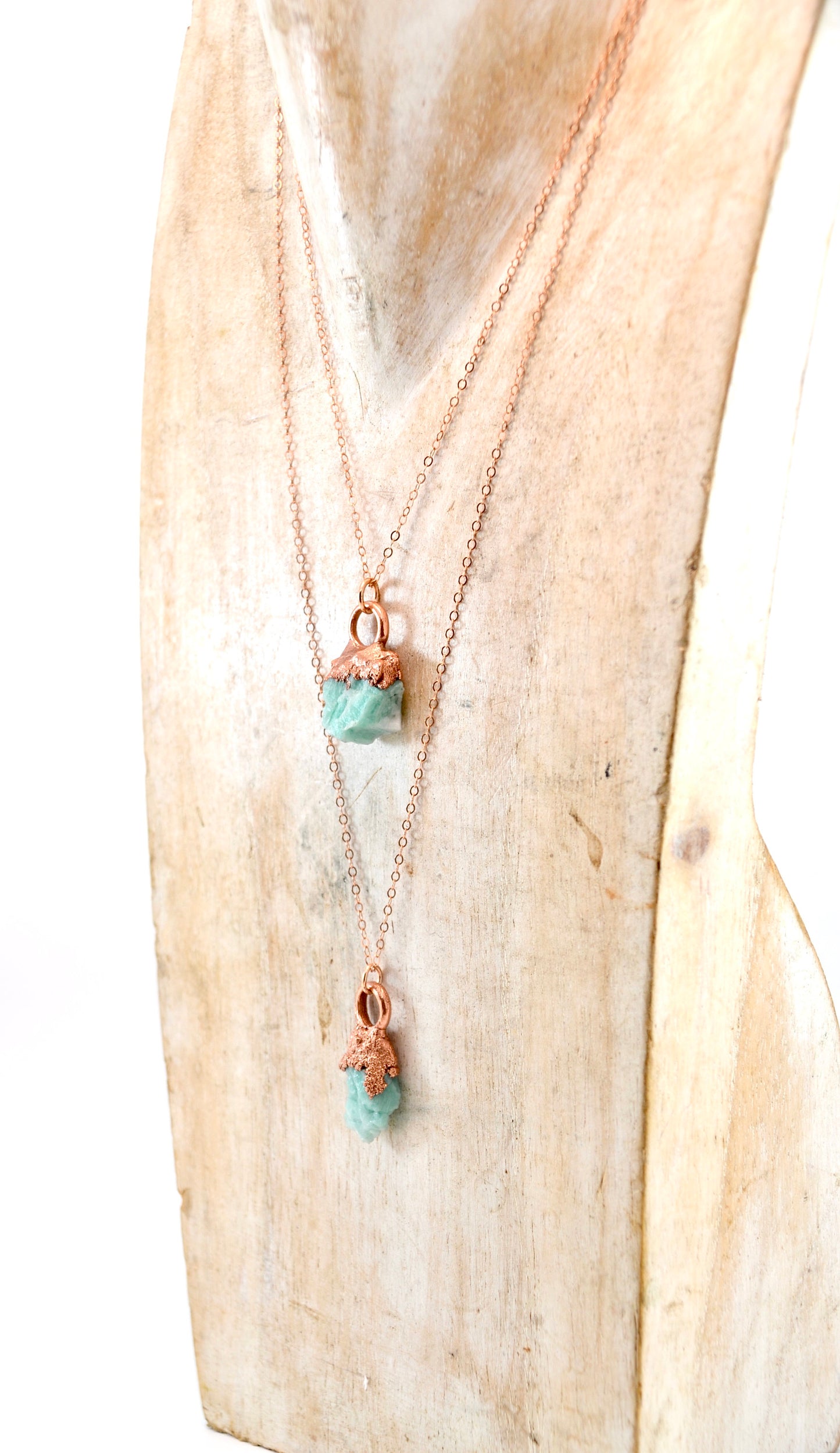 Copper Emerald Necklace | May Birthstone