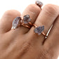 Raw Amethyst from Mexico || Amethyst Stone Ring