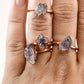 Raw Amethyst from Mexico || Amethyst Stone Ring