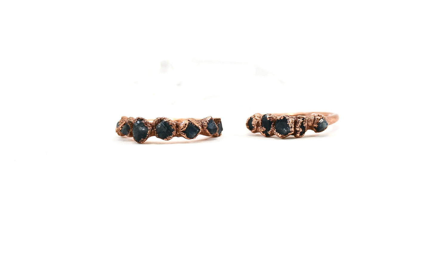 Raw Multi-Stone Sapphire Ring | September Birthstone |