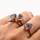 Raw Amethyst from Mexico || Amethyst Stone Ring