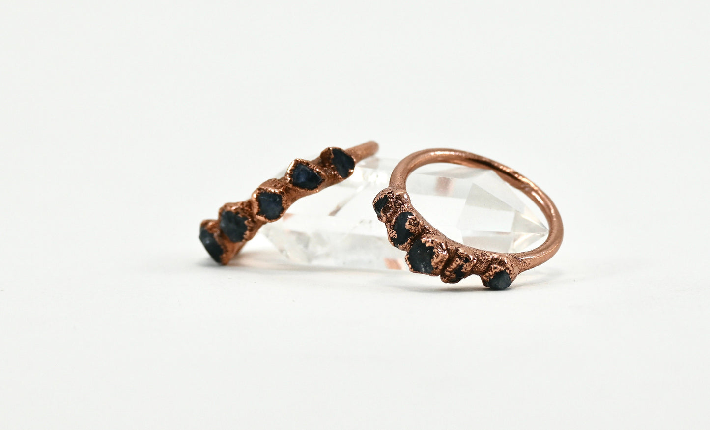 Raw Multi-Stone Sapphire Ring | September Birthstone |