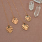 Monstera Leaf Necklace || Handmade Monstera Necklace || Copper & 14K Rose Gold Filled