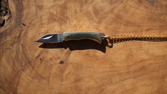 Brass Mini Knife Necklace || Sharp Knife Necklace || Blade Necklace || Brass Knife Necklace || Real Knife Necklace || Unisex 14K GF Chain