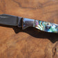 Abalone Shell Knife Necklace || Shell Pocket Knife Necklace || Blade Necklace || Stainless Steel Knife Necklace || Real Knife Necklace