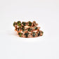 Muli-Stone Raw Peridot Ring || August Birthstone