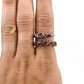 Multi-Stone Raw Sapphire Ring || September Birthstone